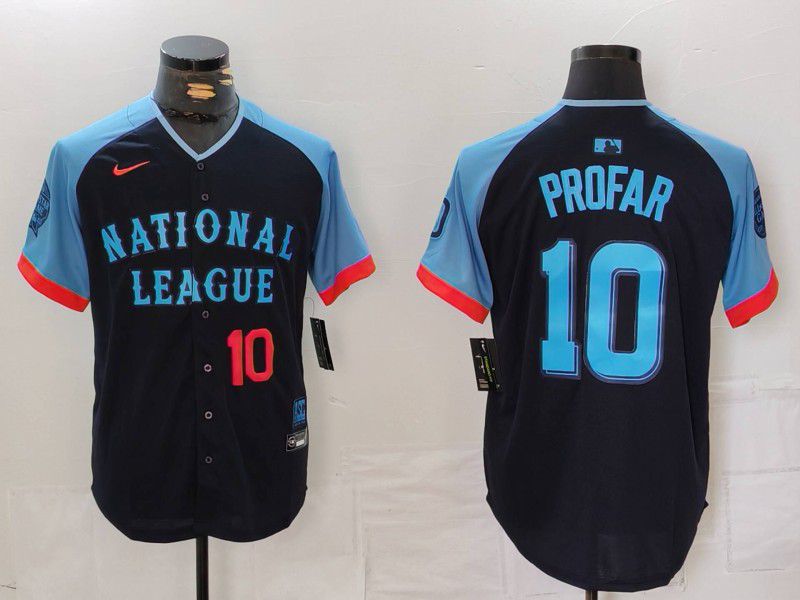 Men San Diego Padres #10 Profar Blue All star 2024 Nike MLB Jersey style 5